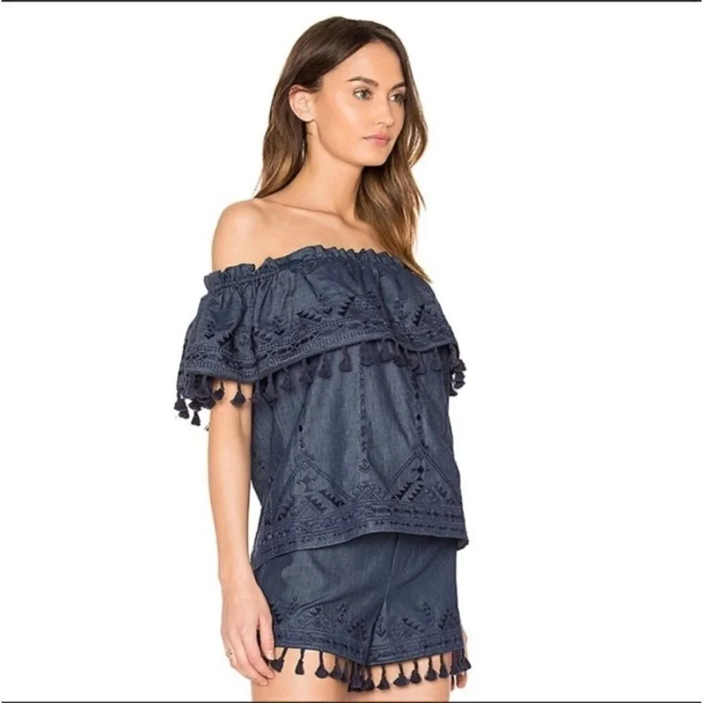 Parker Bow Short in Chambray Women's Size 6